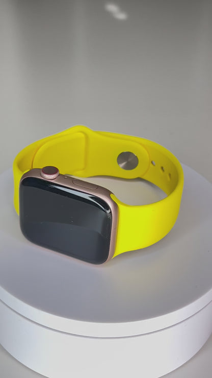 Yellow Sports Silicone Strap for Apple Watch
