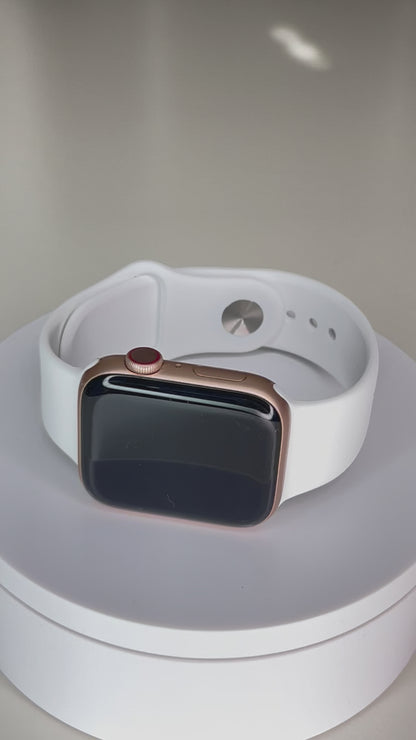 White Sports Silicone Strap for Apple Watch