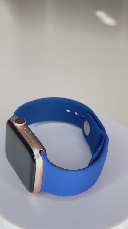 Blue Sports Silicone Strap for Apple Watch