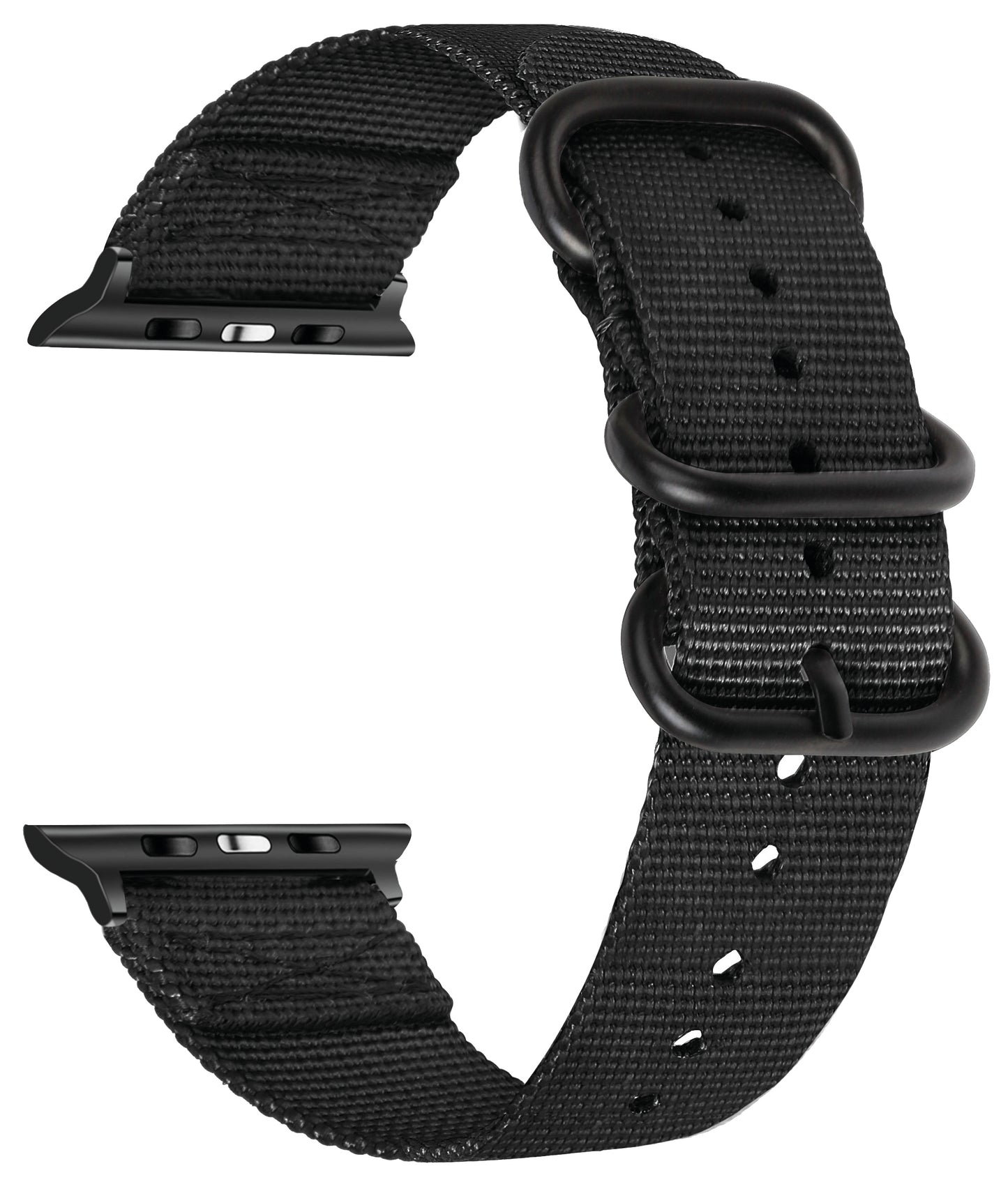 Seatbelt Fabric 3 Rings Watch Strap