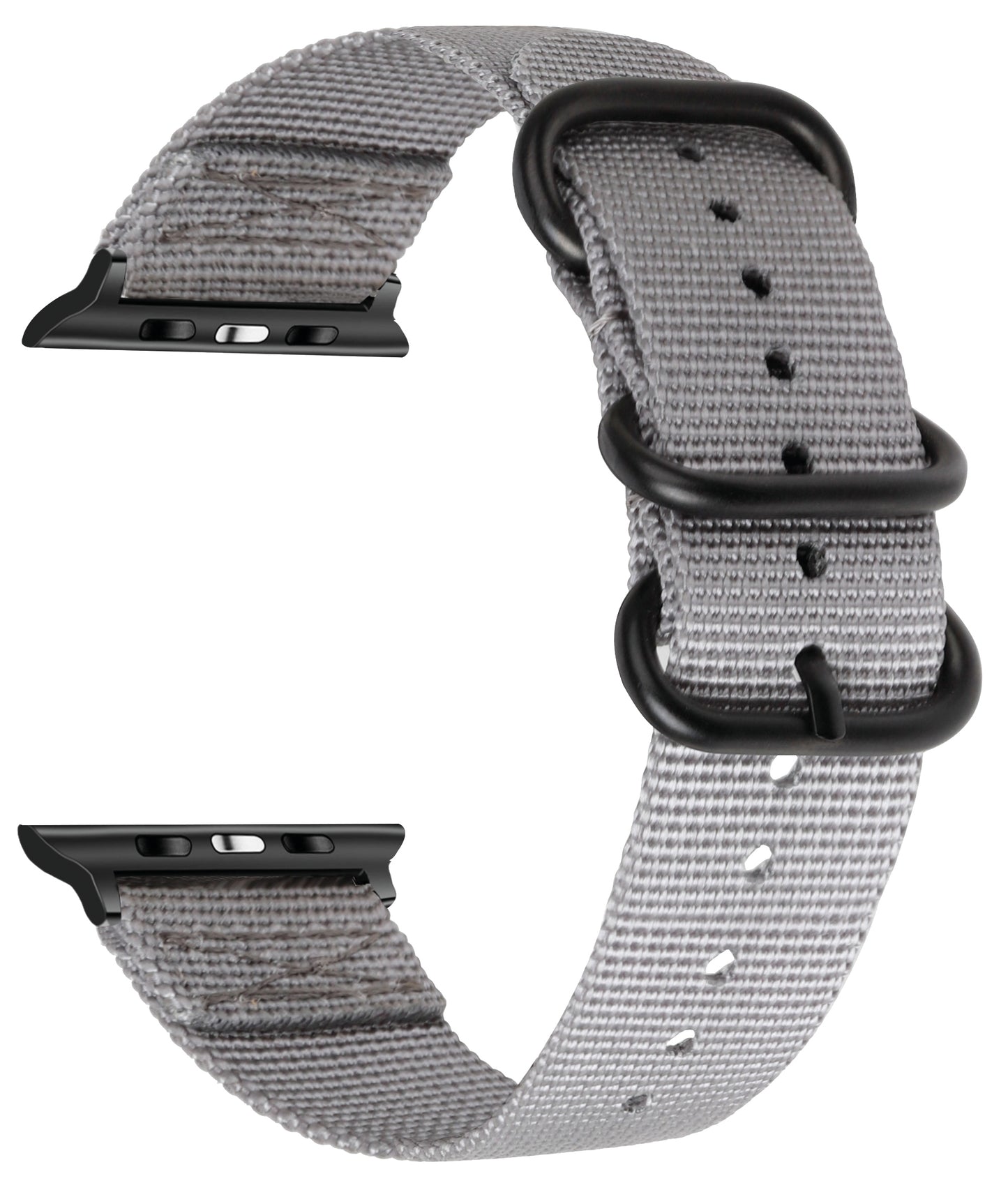Seatbelt Fabric 3 Rings Watch Strap